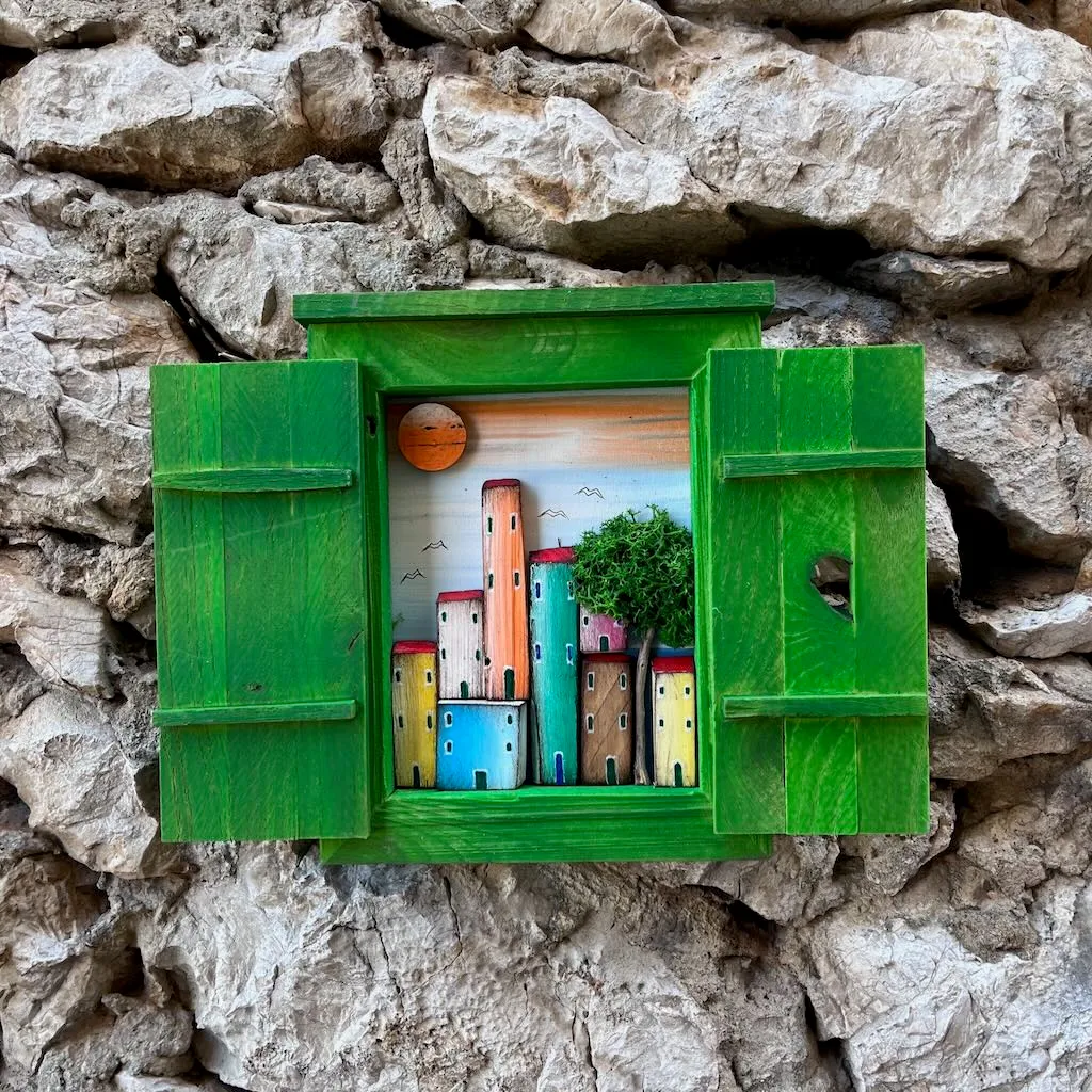 Painting driftwood